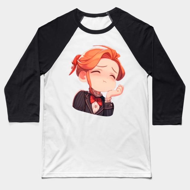 The Miracle of Red Hair Baseball T-Shirt by Sheptylevskyi
